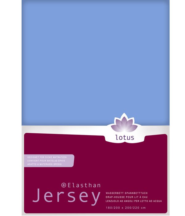 Lotus Jersey Fix Leintuch (blau 68)