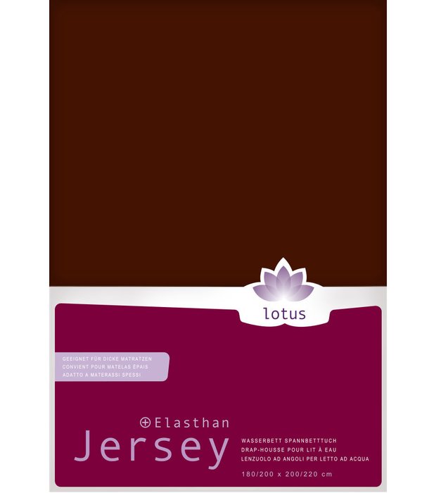 Lotus Jersey Fix Leintuch (chocolat 73)